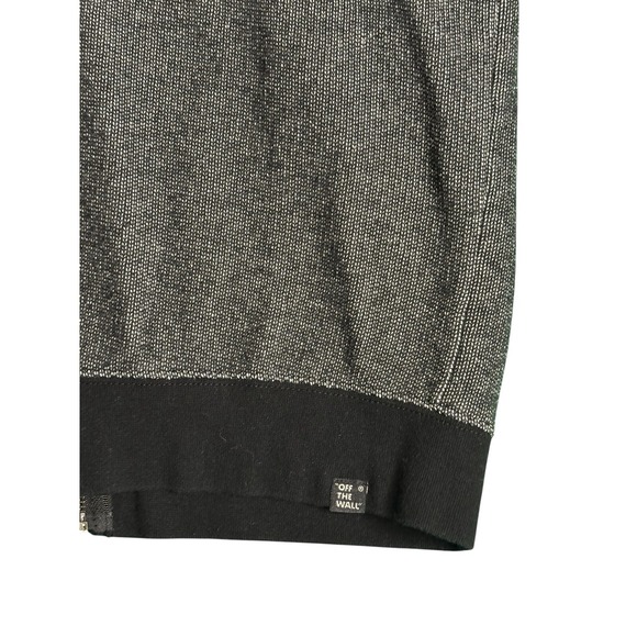 Vans Hoodie Mens Small Gray Black Full Zip Skater Skateboard - Picture 3 of 6